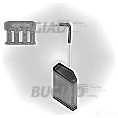 Патрубок интеркулера BUGIAD 4043193884893 1502593 XA DE4G 88489 - Изображение 1