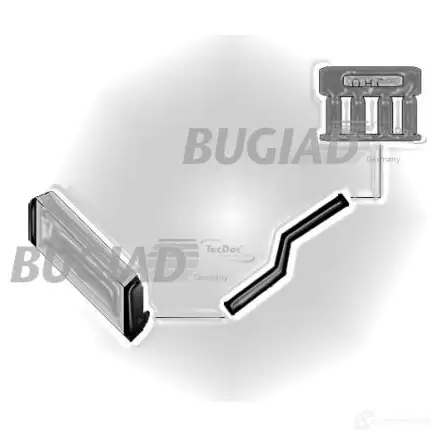 Патрубок интеркулера BUGIAD VUJ 8W 1502578 4043193884152 88415 - Изображение 1
