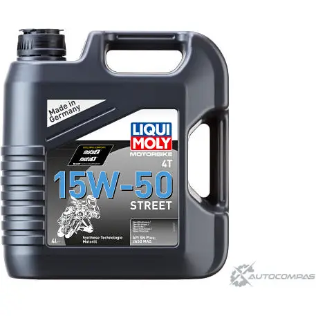 Моторное масло Motorbike 4 T 15W-50 Street LIQUI MOLY 1689 1876066 JASO MA2 API SL