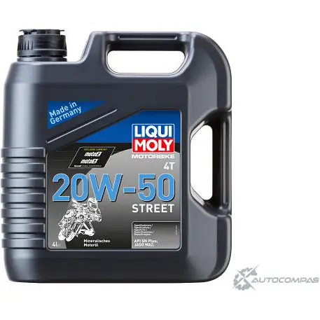 Моторное масло Motorbike 4 T 20W-50 Street LIQUI MOLY API SG 1876068 API SJ 1696