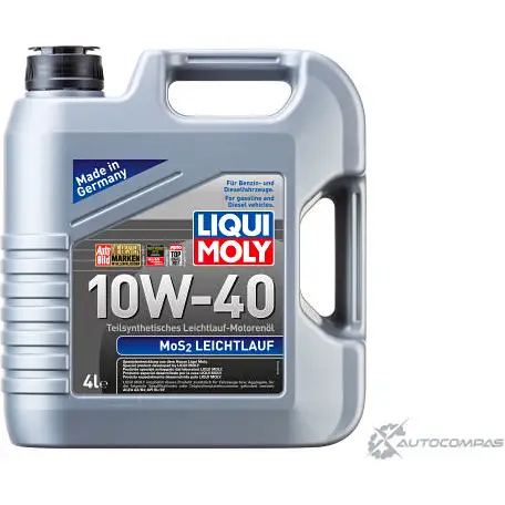 Моторное масло Mo S2 Leichtlauf 10W-40 LIQUI MOLY P00 0207 1917 8F3F0FU 1876077