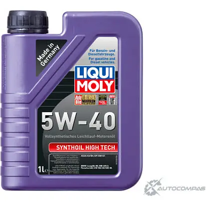 Моторное масло Synthoil High Tech 5W-40 LIQUI MOLY 1876084 1924 P 000339 ILD4BZ