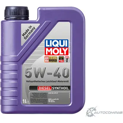 Моторное масло Diesel Synthoil 5W-40 LIQUI MOLY P 000340 IQYKJ3D 1876088 1926