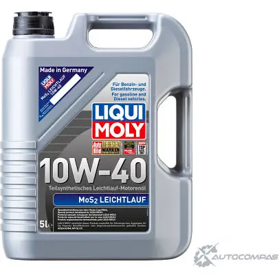 Моторное масло Mo S2 Leichtlauf 10W-40 LIQUI MOLY K6H0B 1931 P0 00207 1876098