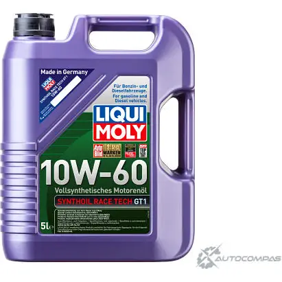 Моторное масло Synthoil Race Tech GT1 10W-60 LIQUI MOLY 1876106 1944 3P96M P0003 42