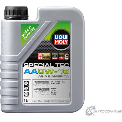 Моторное масло Special Tec AA 0W-16 LIQUI MOLY 1436724912 21326 HH 7AO1