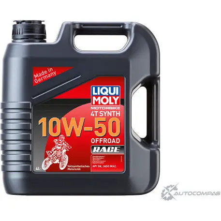 Моторное масло Motorbike 4 T Synth 10W-50 Offroad Race LIQUI MOLY 3052 JASO MA2 1876210 API SL