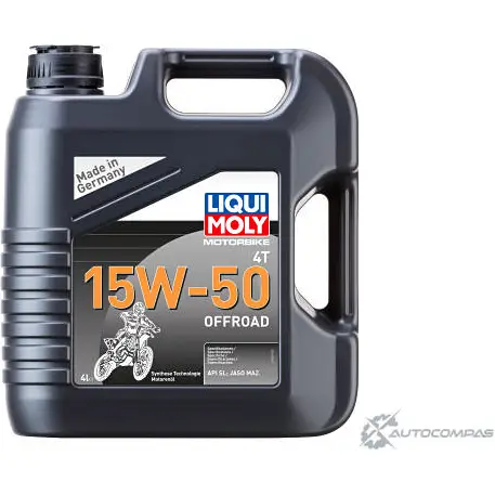 Моторное масло Motorbike 4 T 15W-50 Offroad LIQUI MOLY 3058 API SL JASO MA2 1876222