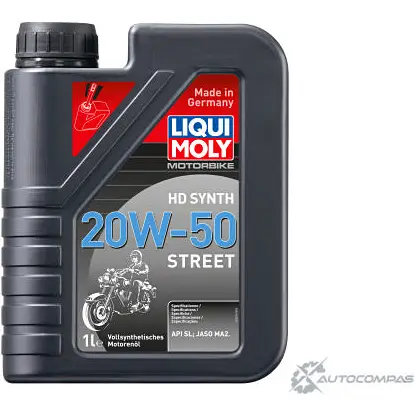Моторное масло Motorbike HD Synth 20W-50 Street LIQUI MOLY JASO MA2 3816 API SL 1194063835