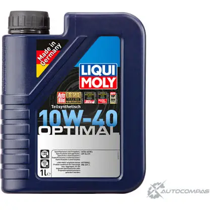 Моторное масло Optimal 10W-40 LIQUI MOLY 3929 P0 00309 1876355 IZXZK5 изображение 0