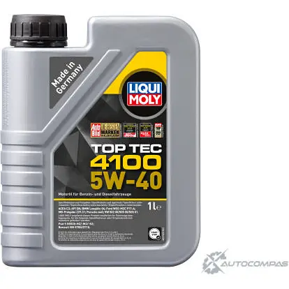 Моторное масло Top Tec 4100 5W-40 LIQUI MOLY 7500 P000 322 1876451 H48QDDA изображение 0