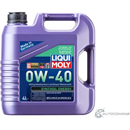 Моторное масло Synthoil Energy 0W-40 LIQUI MOLY P00 0341 7536 Y2U0L 1876489
