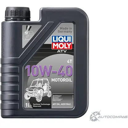 Моторное масло ATV 4 T Motoroil 10W-40 Offroad LIQUI MOLY 7540 TP85W0 P0016 79 1876491 изображение 0