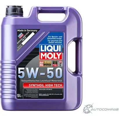 Моторное масло Synthoil High Tech 5W-50 LIQUI MOLY N CKOQ6 1436725038 9068 изображение 0
