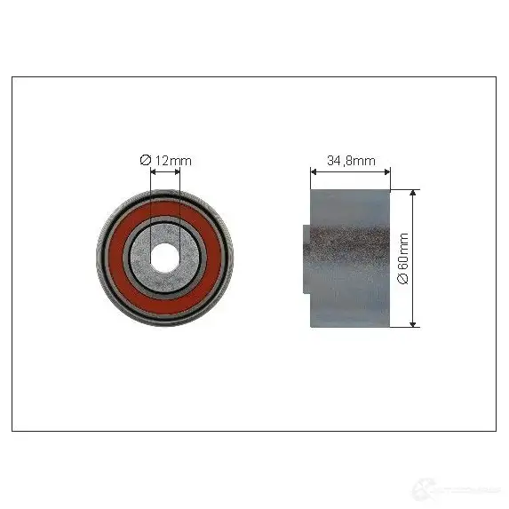 Обводной ролик ремня ГРМ CAFFARO PV IS96U 1437355706 500505
