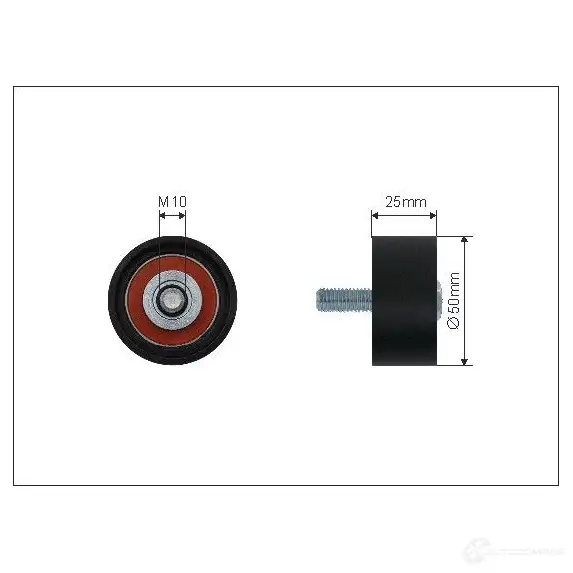 Обводной ролик приводного ремня CAFFARO E8 BFEG 500565 1437355877