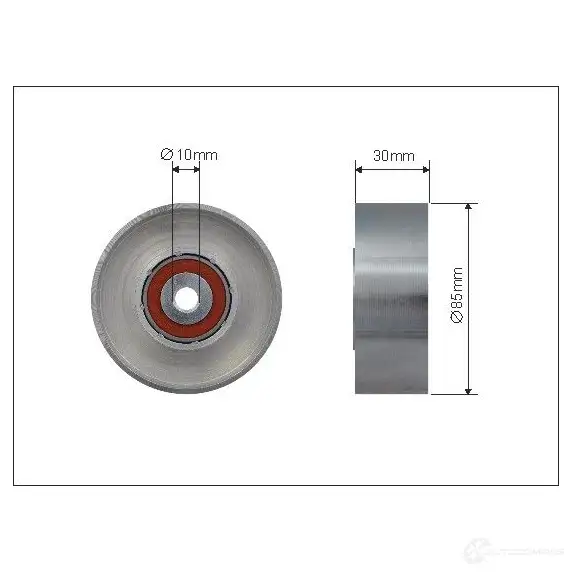 Обводной ролик приводного ремня CAFFARO 3833976 5901958657856 500177 XNMF D изображение 0