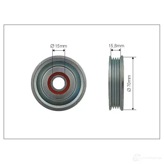 Обводной ролик приводного ремня CAFFARO 500458 5901958652035 06P2 KV 1270786630