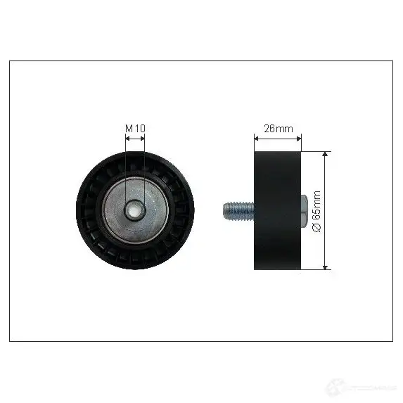 Обводной ролик приводного ремня CAFFARO 14326 J2 B44 3833338 5901812503541