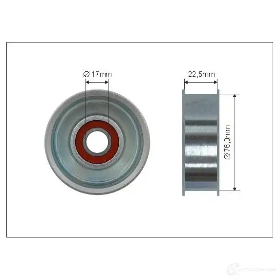 Обводной ролик приводного ремня CAFFARO 5901958650871 1270786416 500430 CV QG5T изображение 0