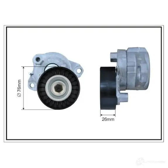 Рычаг натяжителя приводного ремня CAFFARO 110200sp QF 0H3BD 1437355560