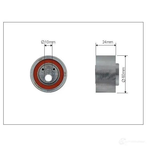 Натяжной ролик ГРМ CAFFARO 5901958658235 J CUR2LE 1270785098 500215 изображение 0