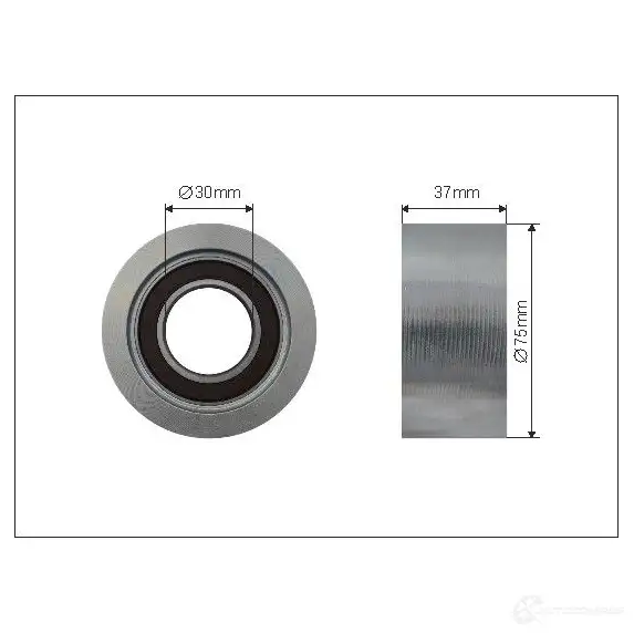 Натяжной ролик приводного ремня CAFFARO 1437356091 QVS X2V 500592
