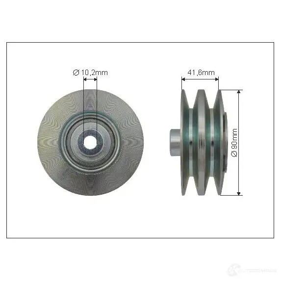 Натяжной ролик приводного ремня CAFFARO 1437356080 3G47WX P 500607