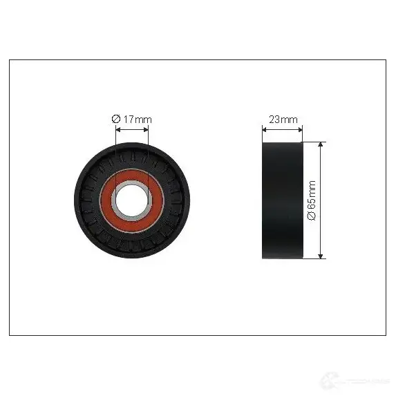 Натяжной ролик приводного ремня CAFFARO D6G 0A 1437356467 500518