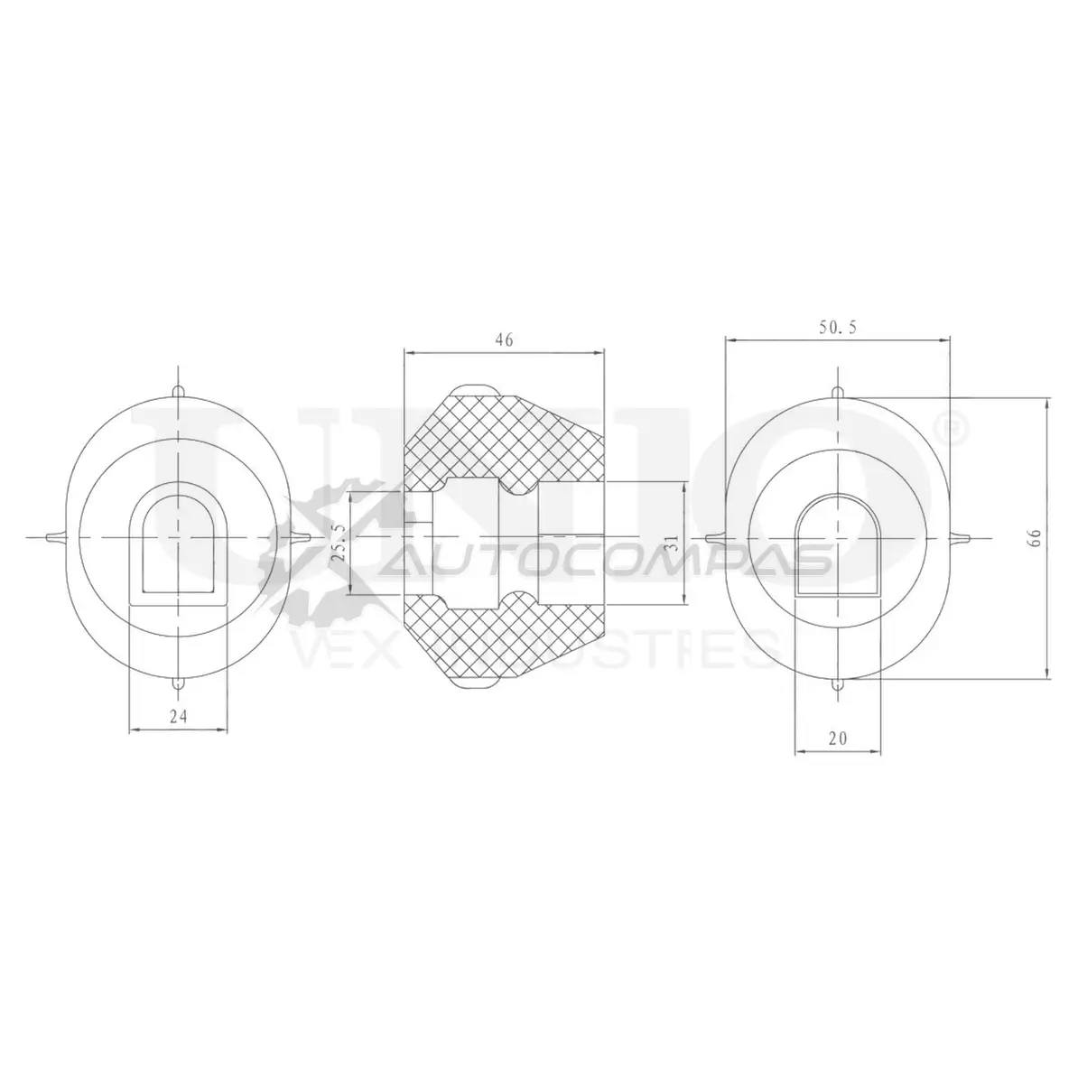 Отбойник двигателя UNIO 6FTCV S RMP-16001 1441316029 изображение 0