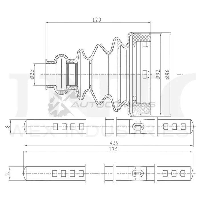 Пыльник ШРУСа (к-т) UNIO DUC-30038K IJGQMO W 1441316487