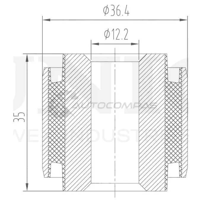 Сайлентблок заднего рычага UNIO 5QF 0T9 RMP-20545 1441317869 изображение 0