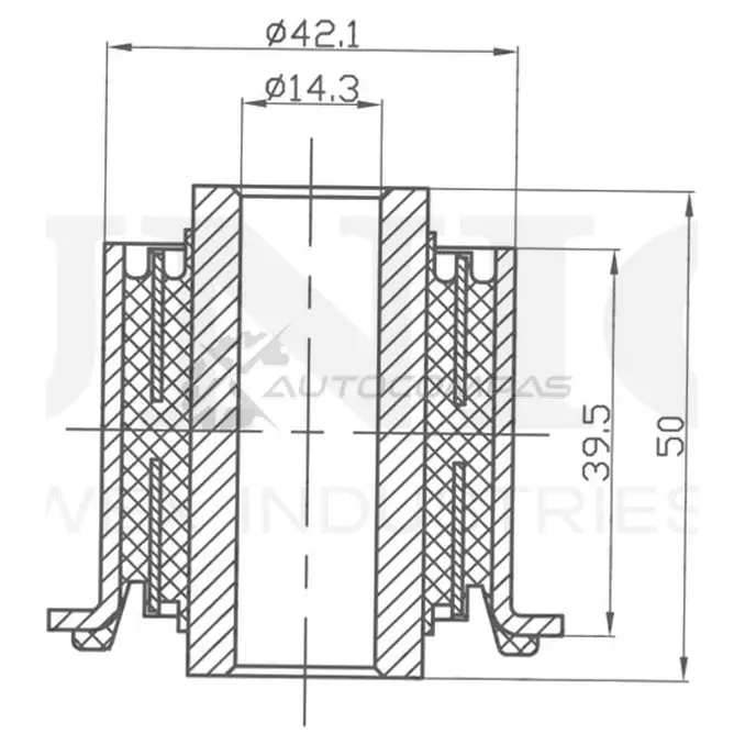 Сайлентблок передний переднего нижнего рычага UNIO RMP-20382 8MOYCM 9 1441318255