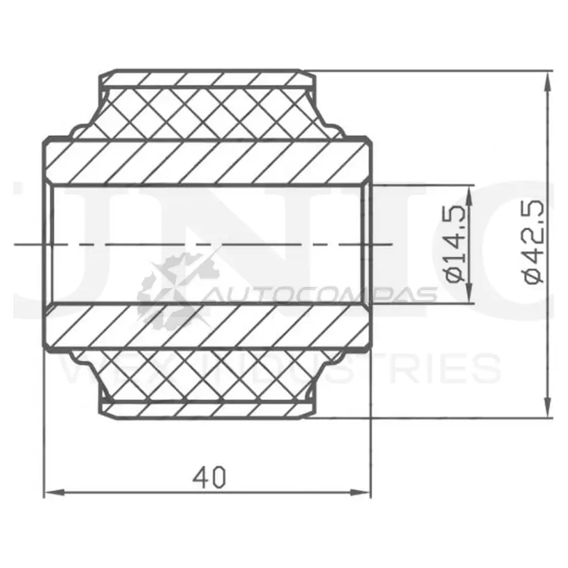 Сайлентблок стойки переднего стабилизатора UNIO WLV DPAU RMP-20622 1441318338