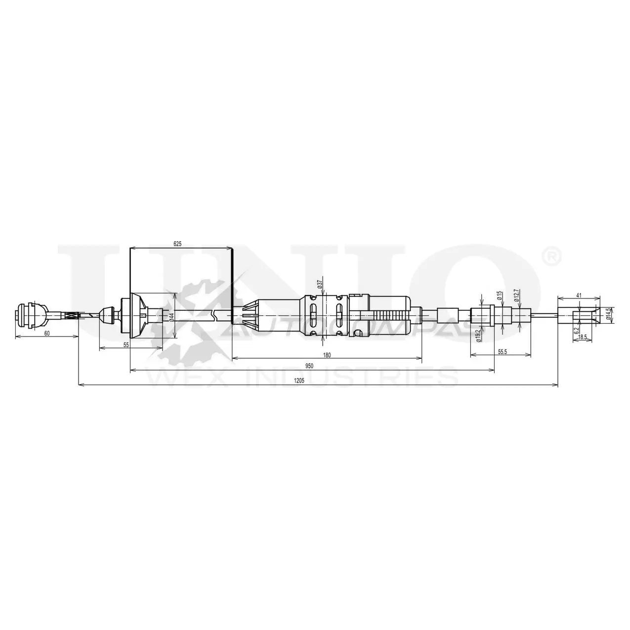 Трос сцепления UNIO 1441319056 QCP CR6 CAB-20004