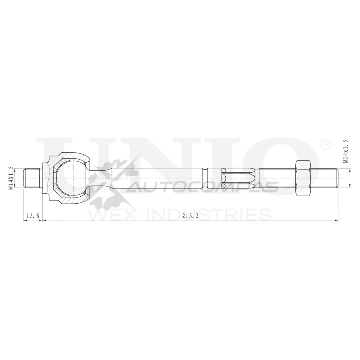 Тяга рулевая UNIO SSP-30045 1441319097 I6 C33