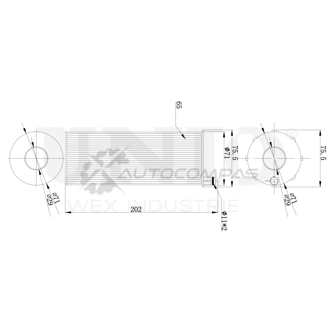 Фильтр масляный (eco) UNIO FLT-20123 1441319504 Y LNNTB