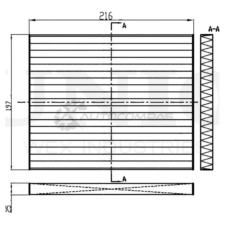 Фильтр салонный UNIO 4 WISZK FLT-40072 1441319701 изображение 1