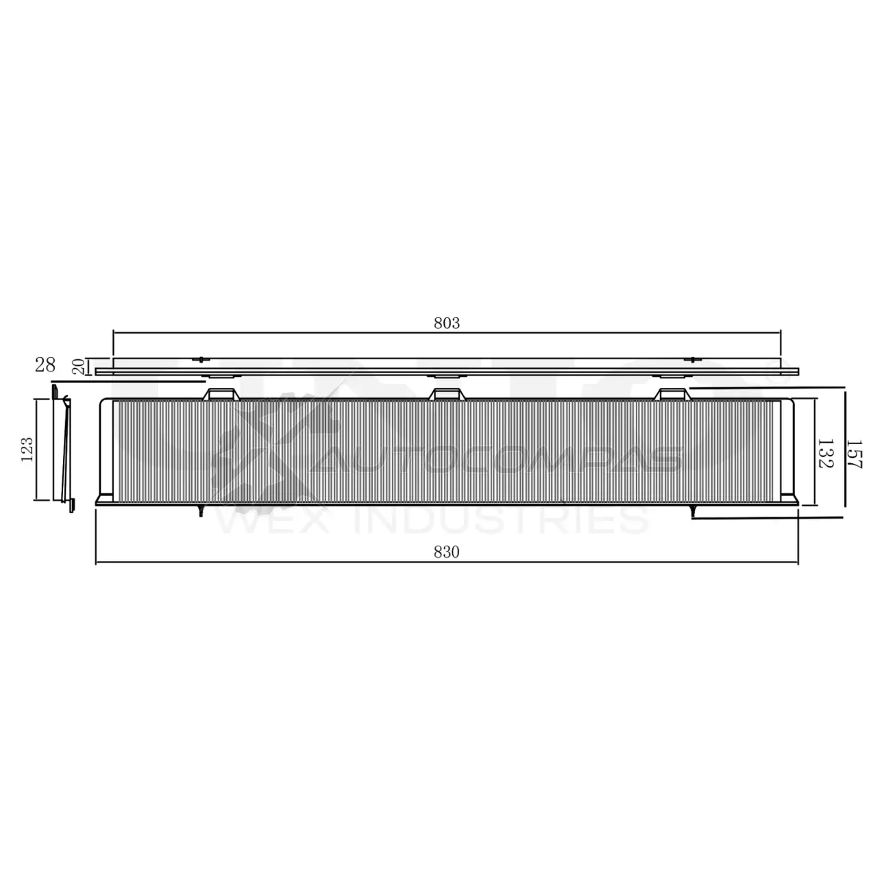 Фильтр салонный угольный UNIO ZCN OE FLT-40068C 1441319760