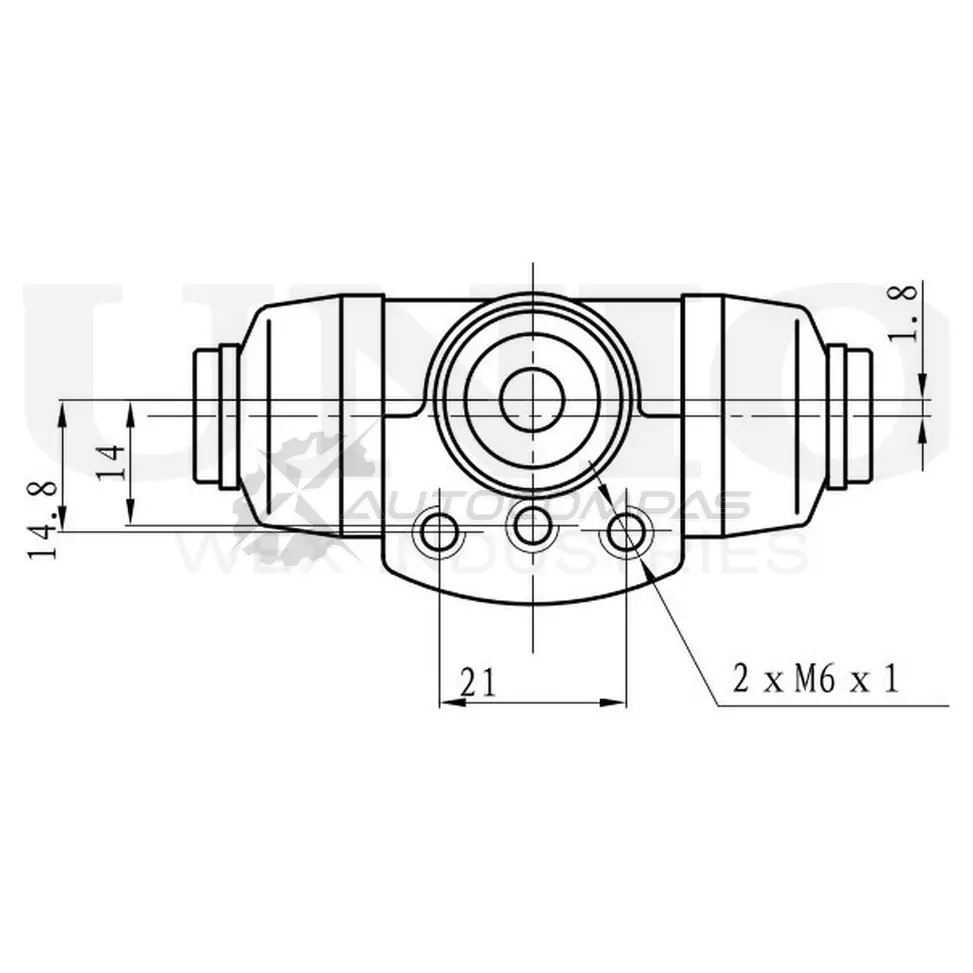 Цилиндр тормозной колесный UNIO GKE VV 1441319996 BRC-20528