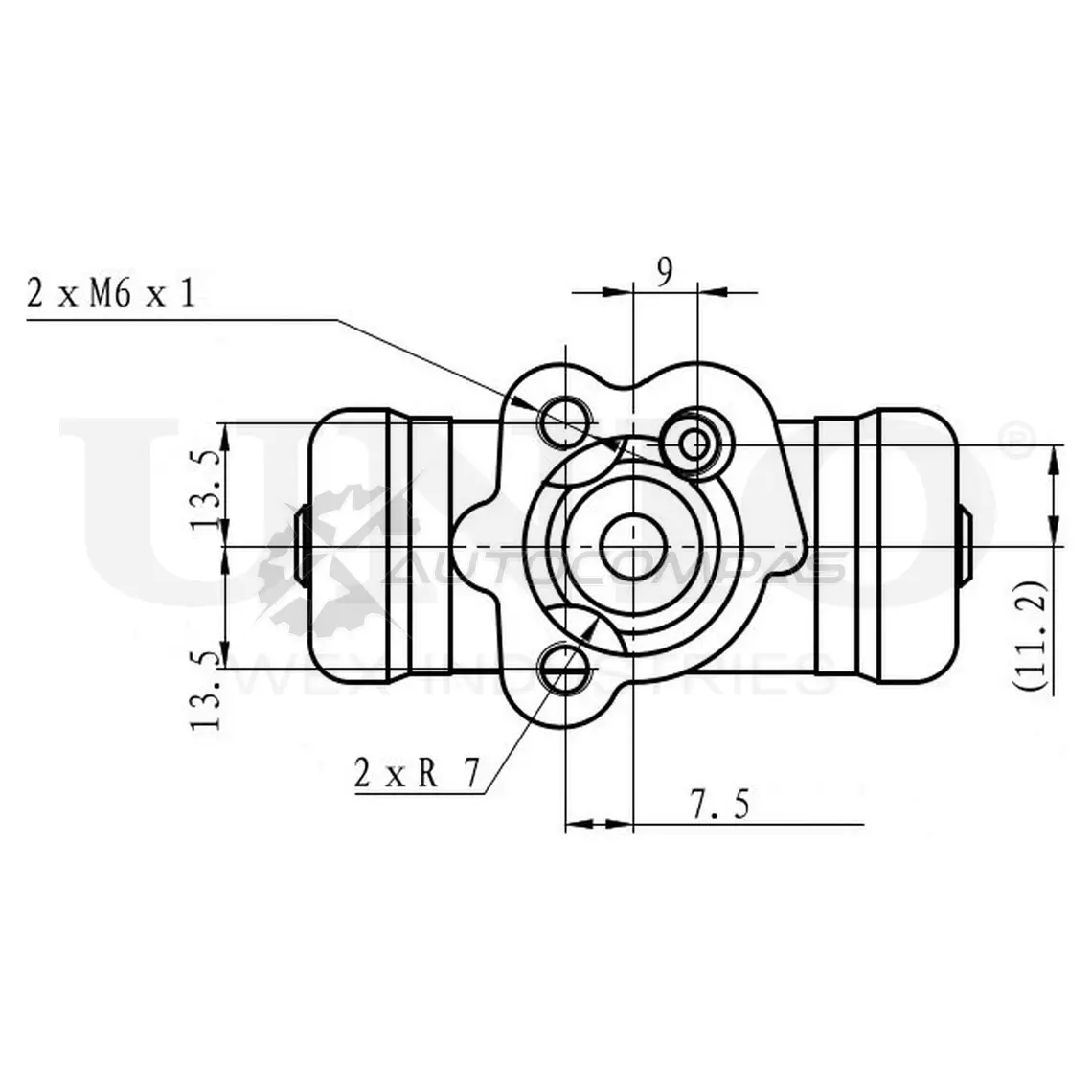 Цилиндр тормозной колесный UNIO 1441320018 BRC-20531 J1 TFNFP