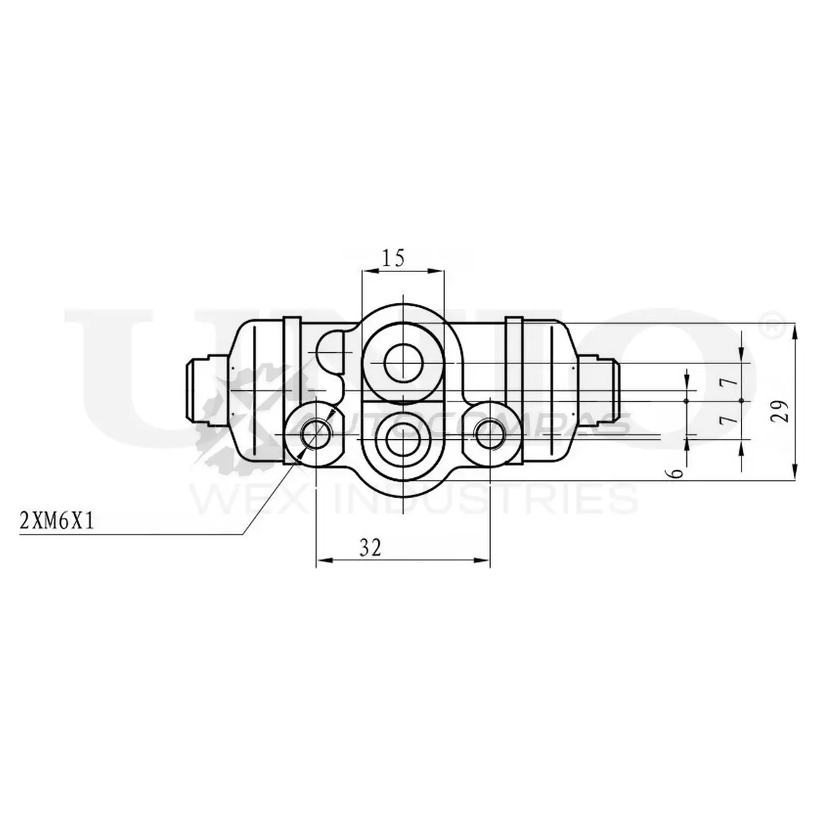 Цилиндр тормозной колесный UNIO 1441320020 O6H 1LQ BRC-20553