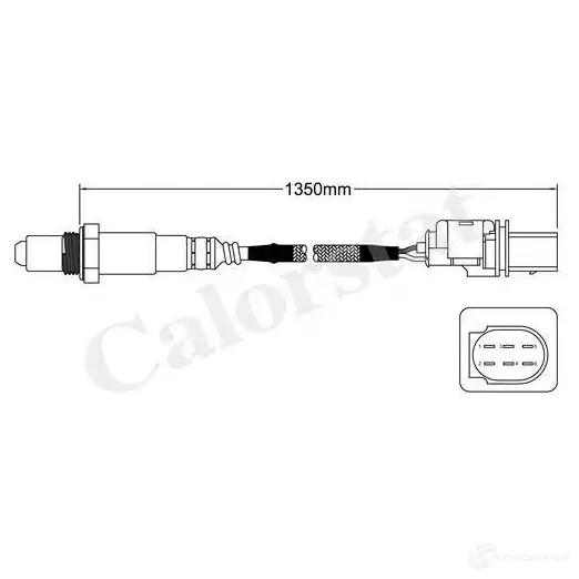 Лямбда зонд, кислородный датчик CALORSTAT BY VERNET 1867034 ls150021 Q0Z SQHP 3531650020492 изображение 0