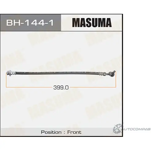 Шланг тормозной MASUMA 1422880524 JH EQI BH-144-1 изображение 0