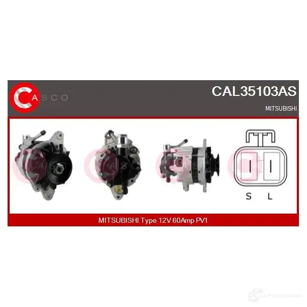 Генератор CASCO cal35103as 8000000078582 WMAL 7M 3257368