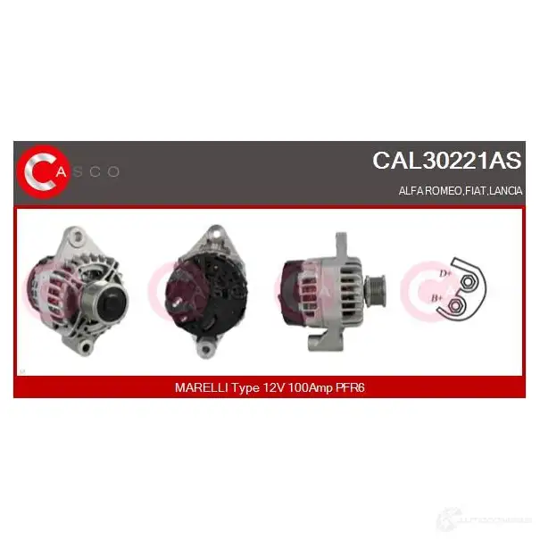 Генератор CASCO cal30221as 1437339232 XD 4AI изображение 0