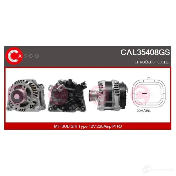 Генератор CASCO cal35408gs FFMO CKA 1437339458