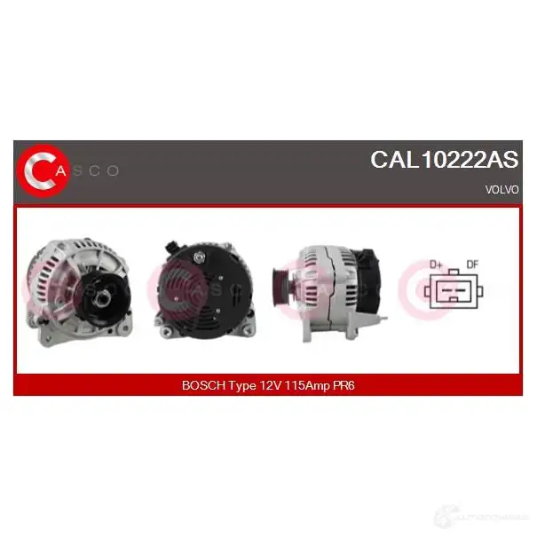 Генератор CASCO cal10222as 8000000298645 3255332 IY TKHP6