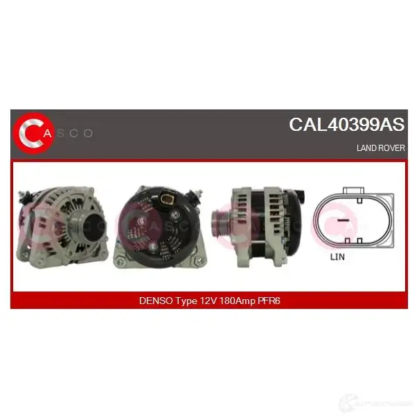 Генератор CASCO 1424952599 8000000282538 cal40399as F 0XV86