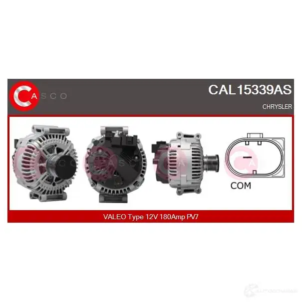 Генератор CASCO cal15339as 1437339491 CB K17 изображение 0